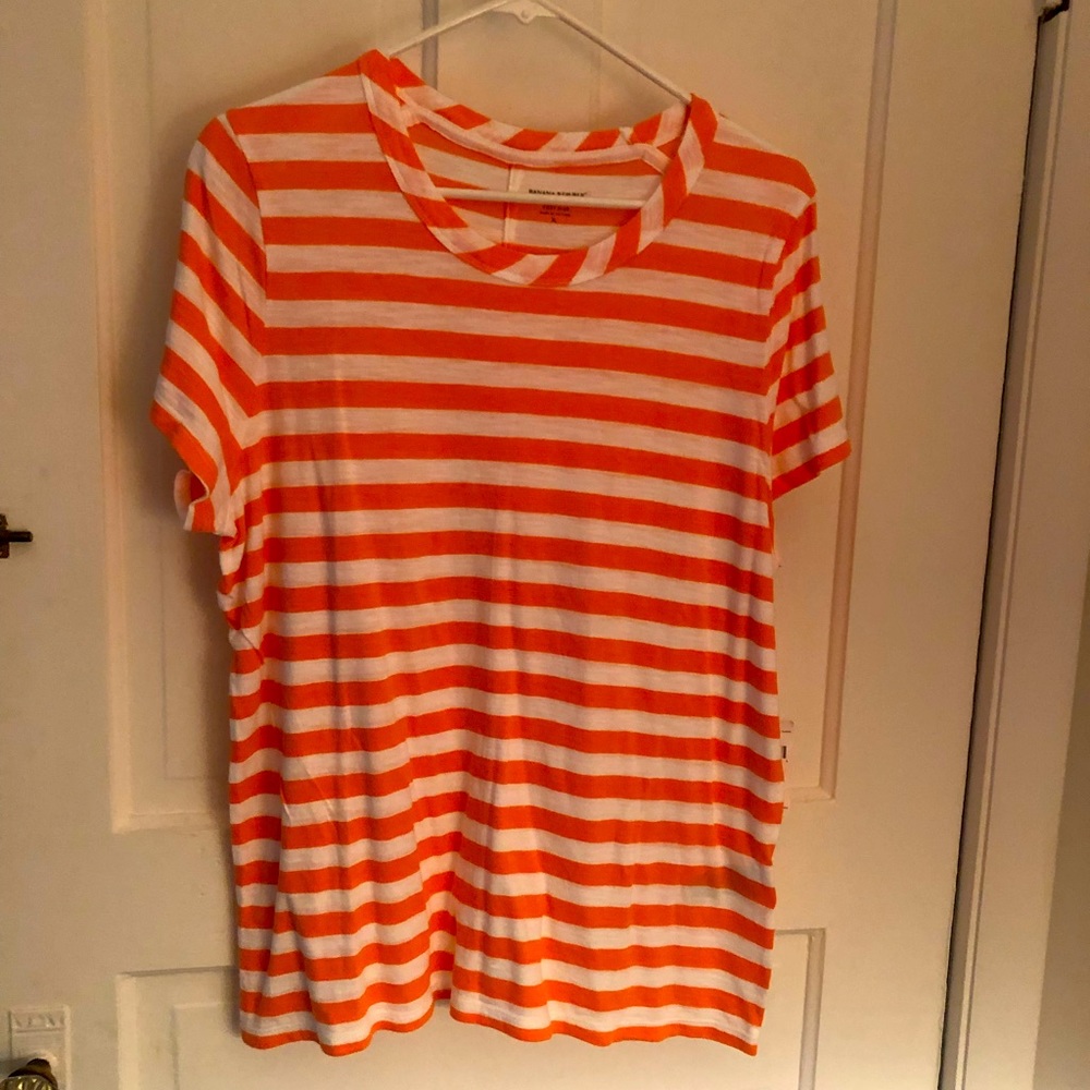 Women’s Banana Republic Slub Cotton Striped tee